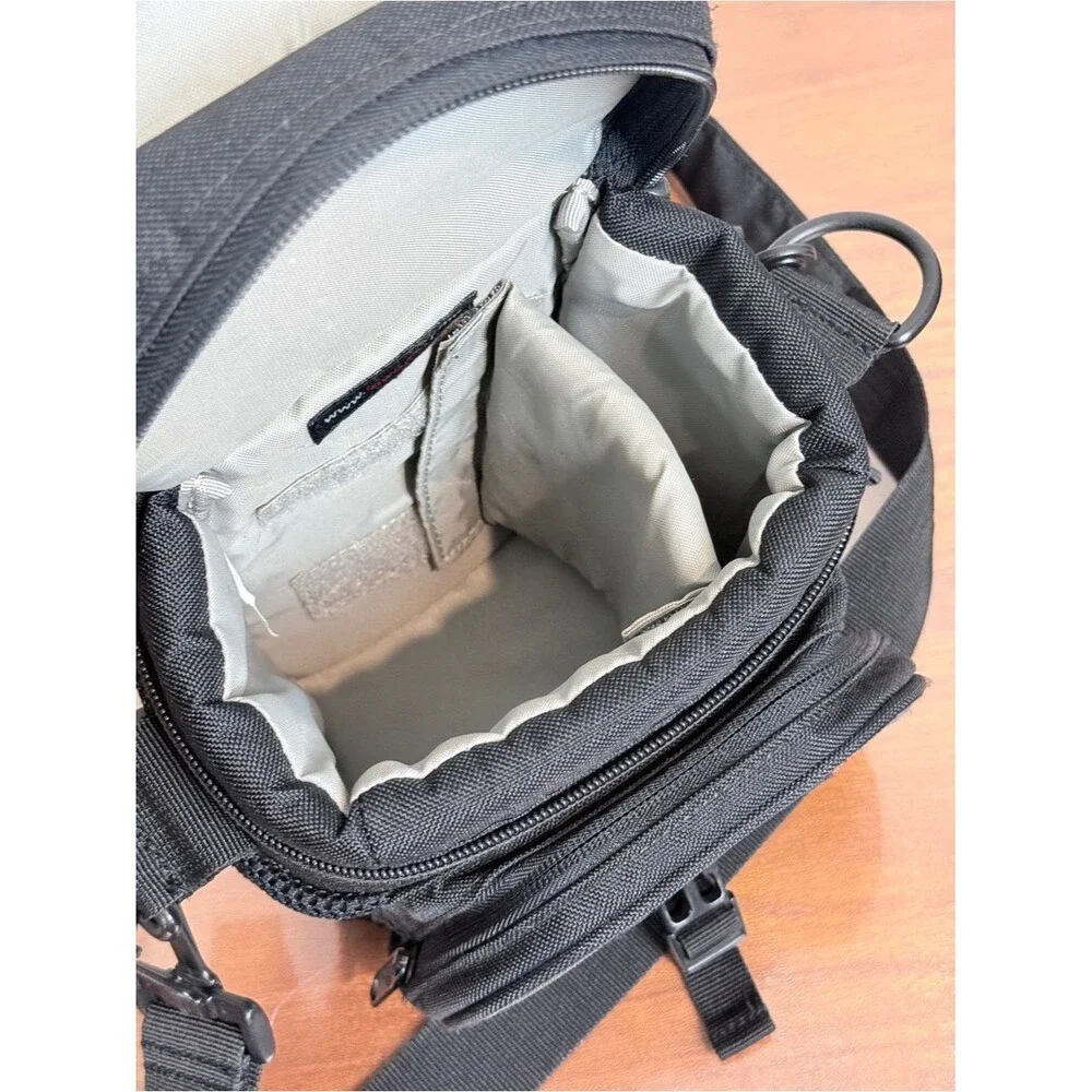 Lowepro EX 120 Black & Gray Compact Camera Bag with Shoulder Strap